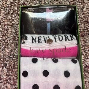 NIB Kate spade crew socks